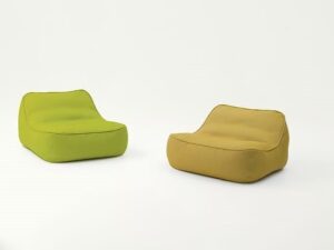 Gepolsterter Gartensessel aus Stoff | Paola Lenti | Float