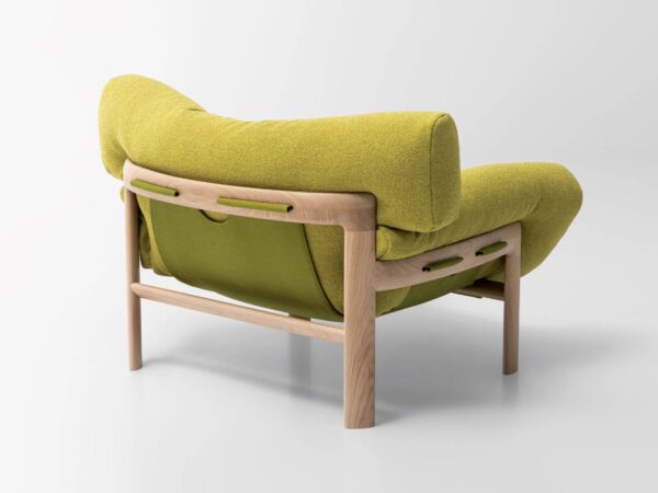 Sessel aus Stoff mit Armlehnen mit abnehmbarem Bezug | Paola Lenti | Légère - Image 2