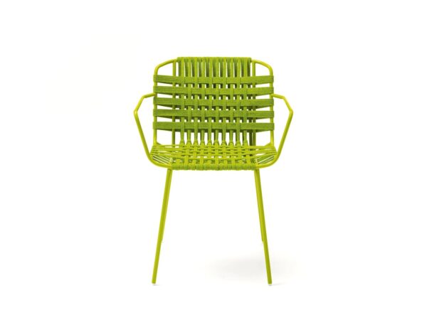 Stuhl aus synthetischer Faser mit Armlehnen | Paola Lenti | Telar - Image 3