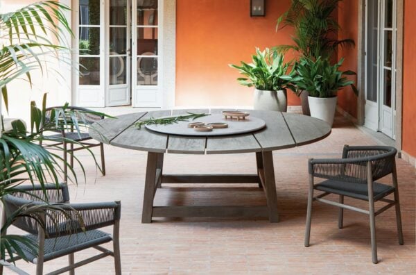 Runder Tisch aus Teakholz Lazy Susan | Ethimo | Rafael - Image 3