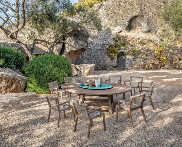 Runder Tisch aus Teakholz Lazy Susan | Ethimo | Rafael - Image 5
