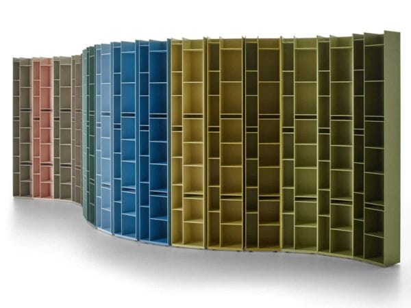 Raumteiler modulares Bücherregal aus Holzfaser | MDF Italia | Random - Image 2