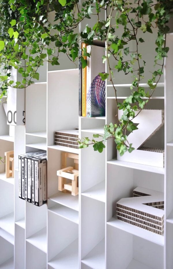 Modulares Bücherregal aus Holzfaser | MDF Italia | Random - Image 9