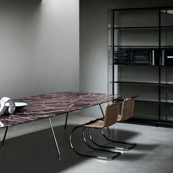 Modulares Bücherregal aus Aluminium und Glas | Knoll - Image 6