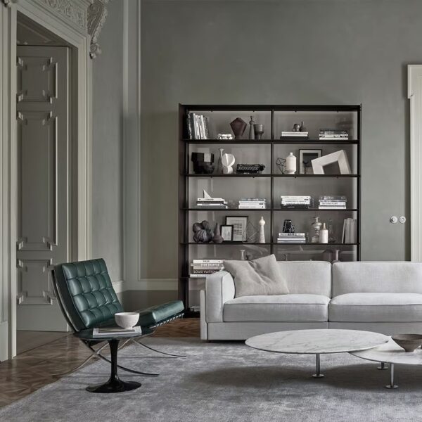 Modulares Bücherregal aus Aluminium und Glas | Knoll - Image 8