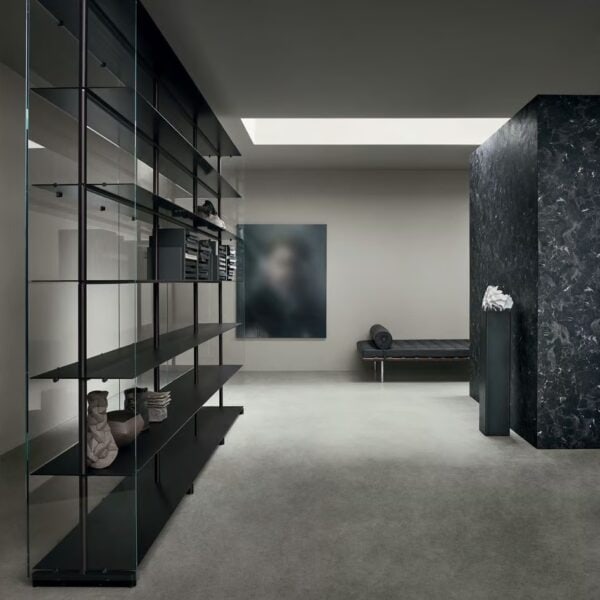 Modulares Bücherregal aus Aluminium und Glas | Knoll - Image 7