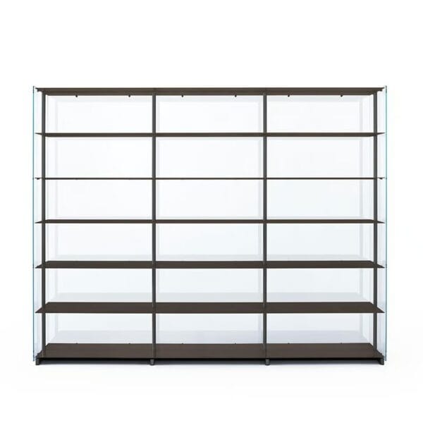 Modulares Bücherregal aus Aluminium und Glas | Knoll - Image 2