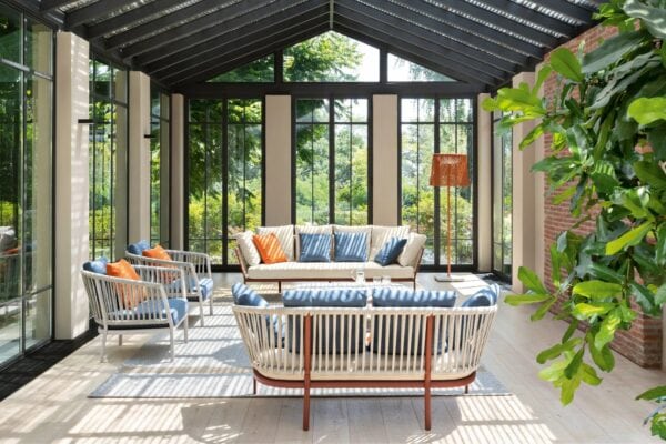 3-er Gartensofa aus Metall | FAST | Ria - Image 2
