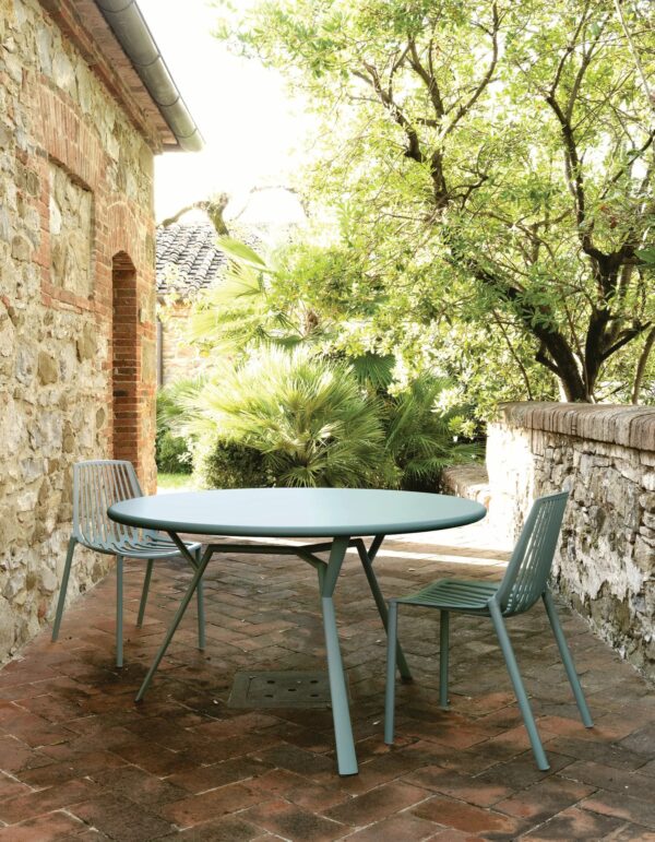 Stapelbarer Gartenstuhl aus Aluminium mit Armlehnen | FAST | Omnia Selection - Image 3