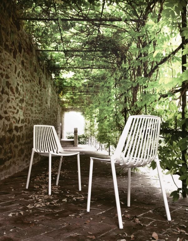 Stapelbarer Gartenstuhl aus Aluminium mit Armlehnen | FAST | Omnia Selection - Image 4