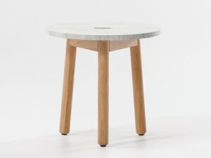 Niedriger runder Couchtisch aus Marmor | Kettal | Riva