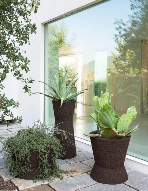 Niedriger Gartenvase aus Kork | RODA | Bush On - Image 3