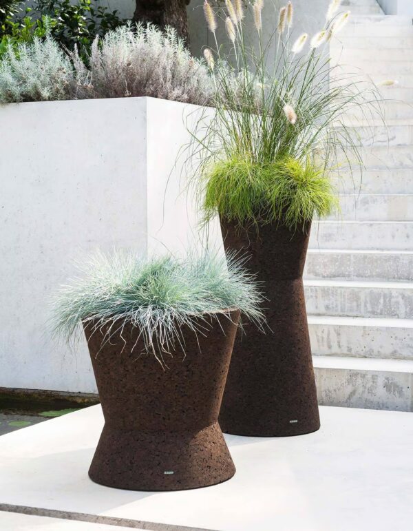 Niedriger Gartenvase aus Kork | RODA | Bush On - Image 3