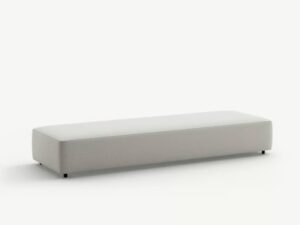 Rechteckiger Sitzpouf für den Außenbereich aus Stoff | RODA | Dandy