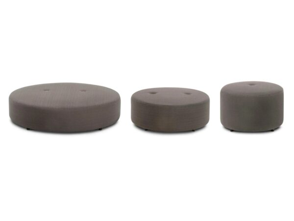 Runder Sitzpouf für den Außenbereich aus Stoff | RODA | Double - Image 4