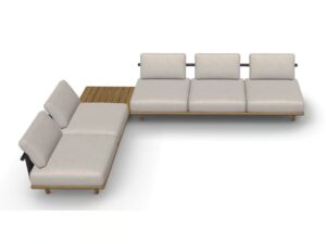 5-Sitzer Garten Ecksofa aus Batyline® | RODA | Eden