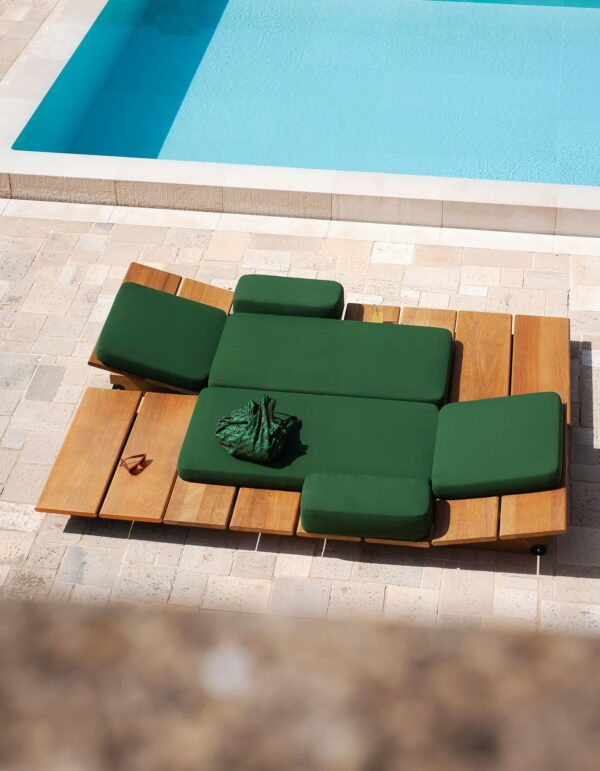 Rechteckiger Garten-Beistelltisch aus Irokoholz | RODA | Eolie - Image 5