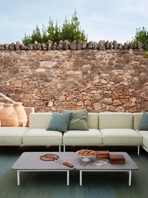 Gartensofa aus Stoff mit Récamiere | RODA | Estendo - Image 7