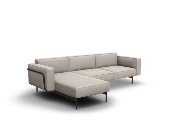 Garten Ecksofa aus Stoff mit Récamiere | RODA | Estendo
