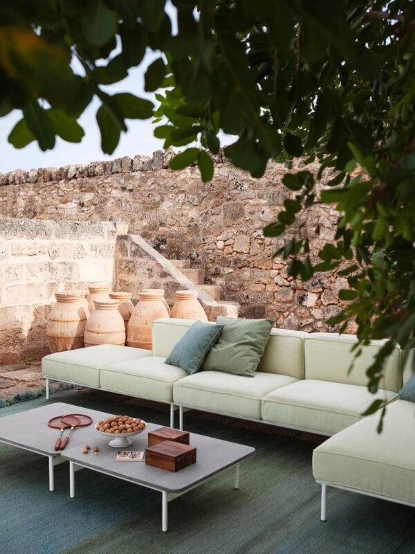 Gartensofa aus Stoff mit Récamiere | RODA | Estendo - Image 6