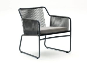 Lounge Gartensessel aus Seil mit Armlehnen | RODA | Harp