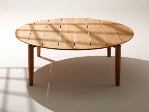 Runder Gartentisch aus Teakholz | RODA | Levante