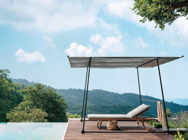 Metall-Gazebo mit Rädern | RODA | Ombrina
