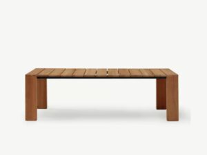 Rechteckiger Gartentisch aus Teakholz | RODA | Pier
