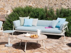 3-Sitzer Gartensofa aus Aluminium | RODA | Piper