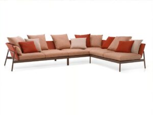 Modulares Garten Anbausofa aus Batyline® | RODA | Piper