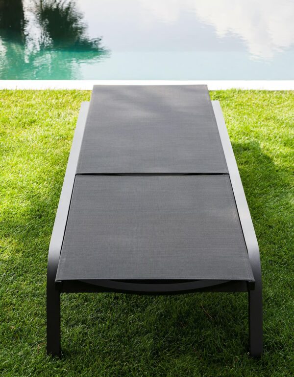 Verstellbarer Gartenliege aus Batyline® mit Rollen | RODA | Surfer - Image 6