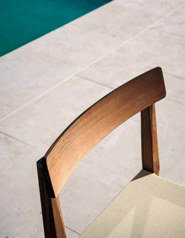 Gartenstuhl aus Teakholz mit Armlehnen | RODA | Teka - Image 7