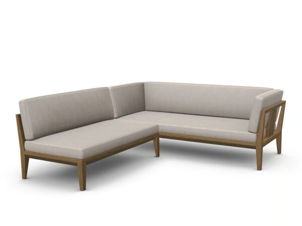 Garten Ecksofa aus Teakholz | RODA | Teka