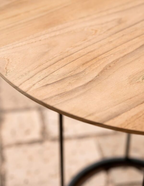 Runder Garten-Beistelltisch aus Aluminium | RODA | Zefiro - Image 9