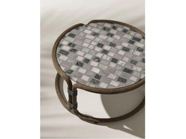 Runder Couchtisch aus Marmor | Ethimo | Rotin - Image 6