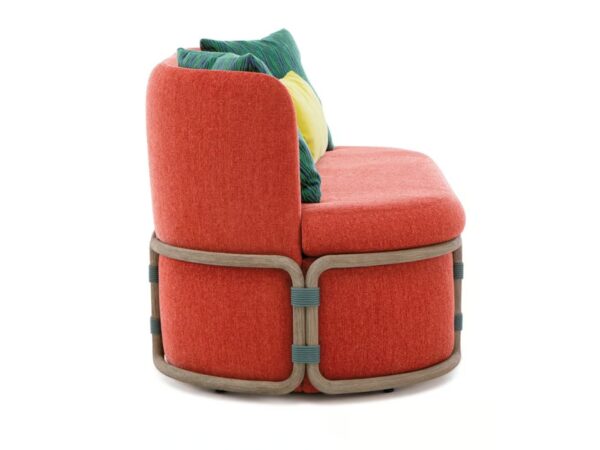 2-Sitzer Sofa aus Stoff | Ethimo | Rotin - Image 14