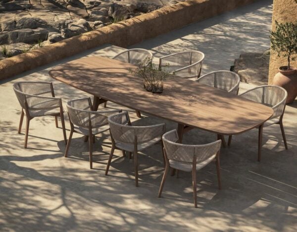 Gartenstuhl aus Batyline® mit Armlehnen | Royal Botania - Image 3