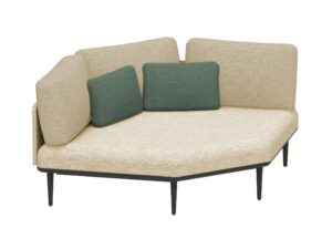 2-Sitzer modulares Gartensofa aus Stoff | Royal Botania | Styletto Lounge