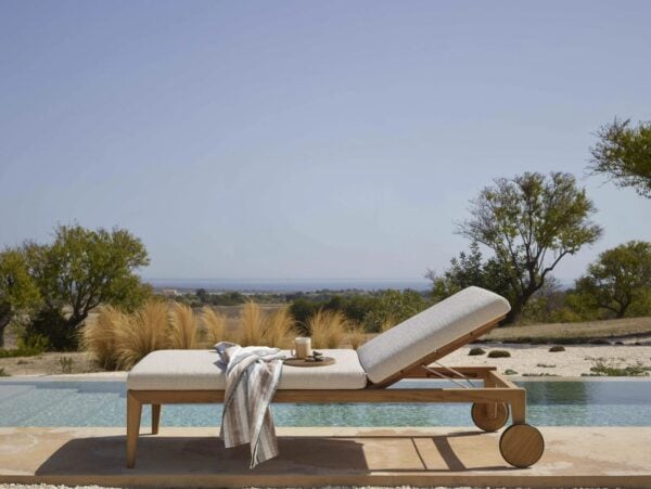 Gartenliege aus Teakholz mit Rollen | Royal Botania | Zenhit lounge - Image 2