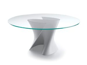 Runder Tisch aus Kristall | MDF Italia