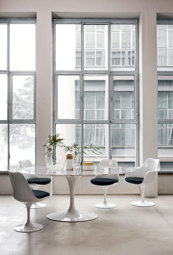 Ovaler Tisch aus Marmor | Knoll | Tulip - Image 8