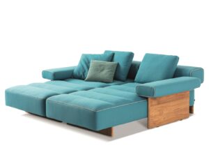 Garten Anbausofa aus Stoff mit Récamiere | Cassina | Sail Out