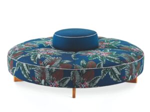 Runder Sitzpouf für den Aussenbereich aus Stoff | Cassina | Sail Out