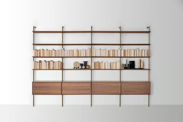 Boden-Decke Bücherregal | Living Divani - Image 3
