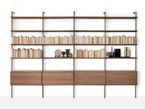 Boden-Decke Bücherregal | Living Divani