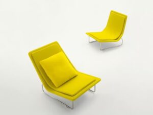 Gartensessel mit Kufengestell mit abnehmbarem Bezug | Paola Lenti