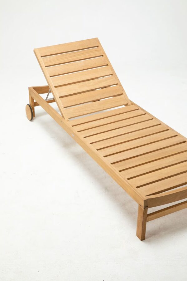 Verstellbarer Gartenliege mit Rollen | Ethimo | Sand - Image 10