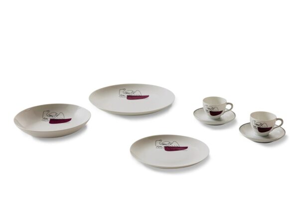 Dessertteller aus Porzellan | Cassina | Gnr Service Prunier - Image 3