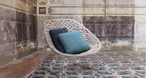 Mit Kufengestell Sessel aus Stoff | Paola Lenti | Shito - Image 3