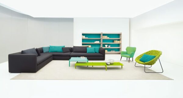 Mit Kufengestell Sessel aus Stoff | Paola Lenti | Shito - Image 5
